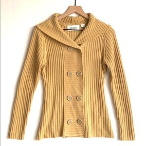 Carly‎ St. Claire Long sleeve hoodie sweater, Sz L